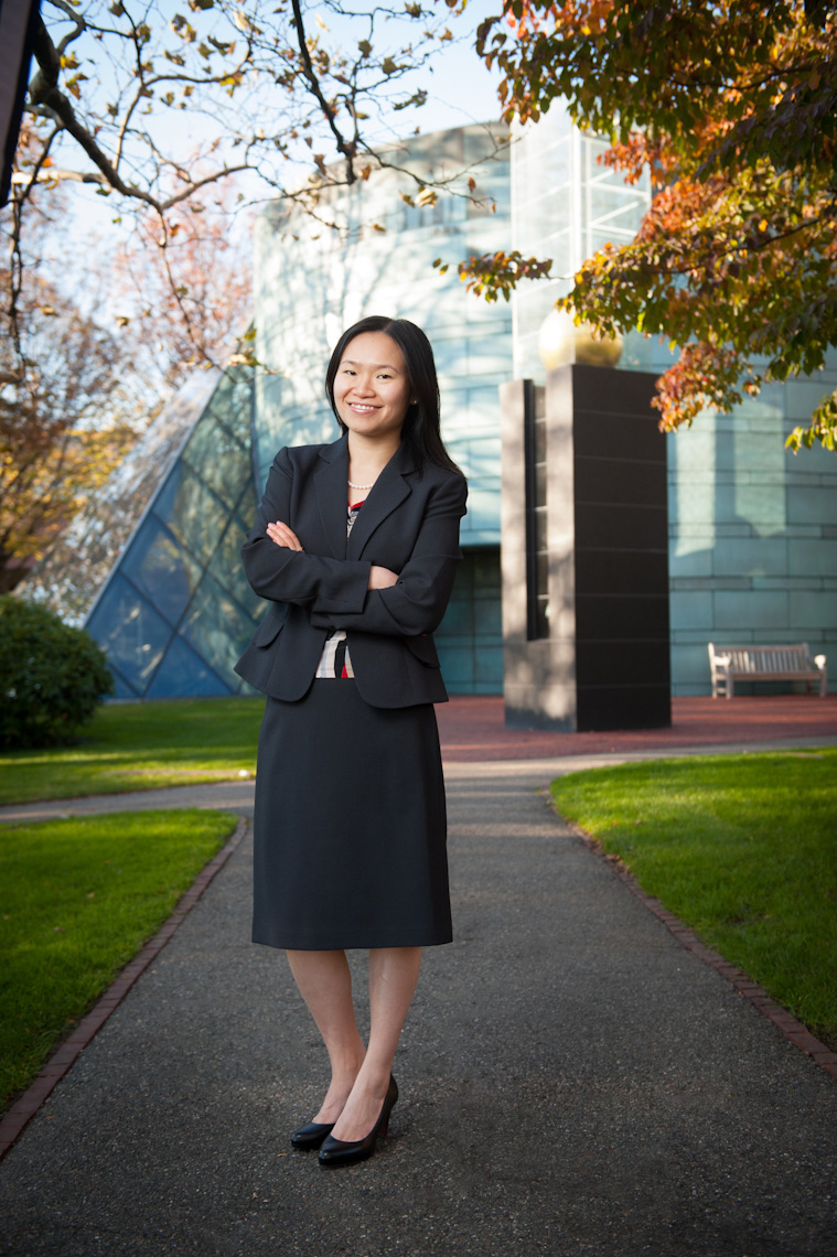 Portrait of Kayley Ma taken at Harvard Business School