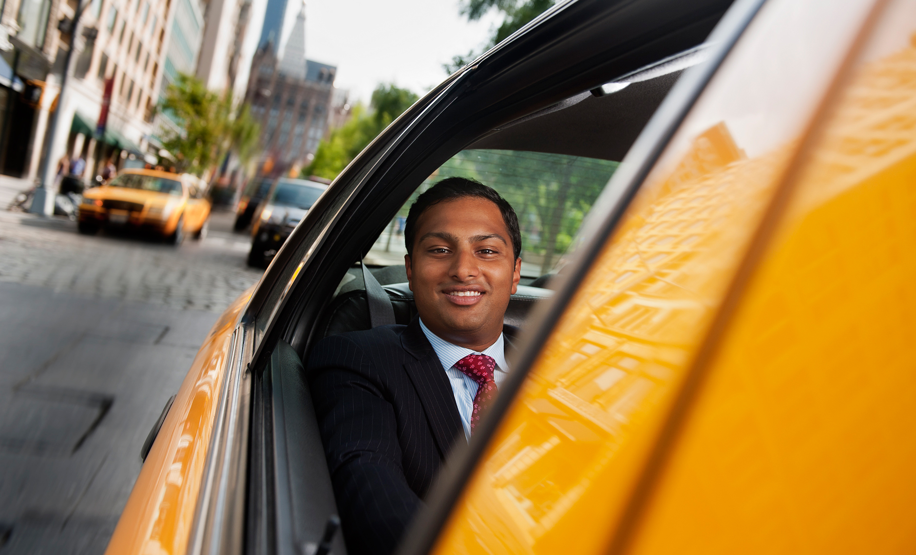 Chirag Shah in New York City Taxi cab